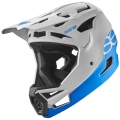 Kask rowerowy Fullface 7iDP Project 23 ABS szaro-niebieski