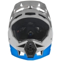 Kask rowerowy Fullface 7iDP Project 23 ABS szaro-niebieski