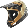 Kask rowerowy Fullface 7iDP Project 23 ABS czarno-złoty