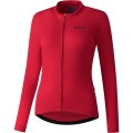 Bluza rowerowa damska Shimano Kaede Thermal czerwona