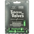 Zestaw wentyli Peatys x Chris King tubeless zielone