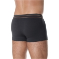 Zestaw bokserek męskich Brubeck Active Wool grafitowe 3 szt - S