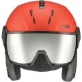 Kask narciarski Uvex Instinct Visor pomarańczowy