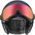 Kask narciarski Uvex Wanted Visor niebieski matowy