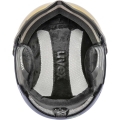 Kask narciarski Uvex Wanted Visor niebieski matowy