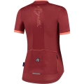 Koszulka rowerowa damska Rogelli Essential bordowa - S