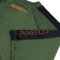 Koszulka rowerowa Rogelli Explore zielono-pomarańczowa