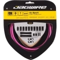 Zestaw linek i pancerzy przerzutki Jagwire 2x Sport różowy