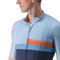 Koszulka rowerowa Castelli A Blocco niebieska
