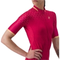 Koszulka rowerowa damska Castelli Pezzi czerwona