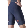 Spodenki rowerowe z wkładką Castelli Entrata 2 niebieskie - XL