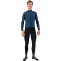 Koszulka rowerowa z długim rękawem Rogelli Core granatowa - 3XL