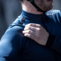 Koszulka rowerowa z długim rękawem Rogelli Core granatowa - 3XL