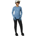 Koszulka rowerowa damska z długim rękawem Fox Ranger Drirelease niebieska