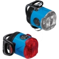 Zestaw lampek rowerowych Lezyne Femto Drive niebieski