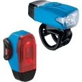 Zestaw lampek rowerowych Lezyne KTV Drive niebieski