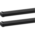 Bagażnik dachowy Thule Squarebar Evo Land Rover Defender 90/110/130 5-dr SUV 20- listwa z rowkiem T czarny