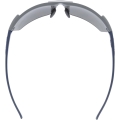 Okulary rowerowe Uvex Sportstyle 114 szaro-granatowe + wymienne szkła