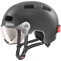 Kask rowerowy Uvex Rush Visor grafitowy