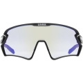 Okulary Uvex sportstyle 231 2.0 V czarno-niebieskie