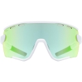 Okulary rowerowe Uvex Sportstyle 236 Set biało-zielone