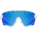 Okulary rowerowe Uvex Sportstyle 236 S Set biało-niebieskie
