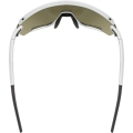 Okulary rowerowe Uvex Sportstyle 236 S Set biało-niebieskie