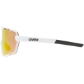 Okulary rowerowe Uvex Sportstyle 236 S Set biało-czerwone