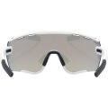 Okulary rowerowe Uvex Sportstyle 236 S Set biało-czerwone