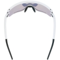 Okulary rowerowe Uvex Sportstyle 236 S Set biało-czerwone