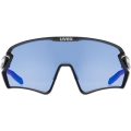 Okulary Uvex sportstyle 231 2.0 P czarno-niebieske