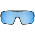 Okulary Uvex sportstyle 235 P czarno-niebieskie