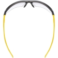 Okulary rowerowe Uvex Sportstyle 802 V czarno-żółte