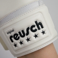 Rękawice bramkarskie Reusch Legacy Arrow Solid Junior białe