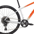 Rower crossowy damski Cannondale Quick CX1 srebrno-pomarańczowy