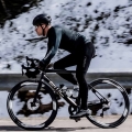 Koszulka rowerowa z długim rękawem Rogelli Mono granatowa - L
