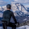 Kurtka rowerowa Rogelli Mono granatowo-czarna