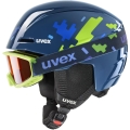 Kask narciarski Uvex Viti Set niebieski