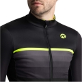 Kurtka rowerowa Rogelli Hero II czarno-żółta