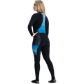 Spodnie rowerowe damskie Rogelli Impress II czarno-niebieskie - M