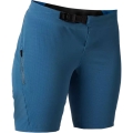 Spodenki rowerowe damskie Fox Lady Flexair Ascent niebieskie