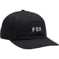 Czapka z daszkiem Fox Wordmark Adjustable czarna