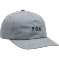 Czapka z daszkiem Fox Wordmark Adjustable szara