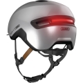 Kask rowerowy Abus HUD-Y srebrny