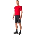 Koszulka rowerowa Castelli Espresso czerwona - XXL