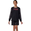 Koszulka rowerowa z długim rękawem Fox Junior Defend Taunt czarna - YL