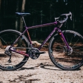 Rower gravel Accent Freak Carbon GRX Di2 fioletowy