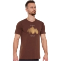 Koszulka termoaktywna Brubeck Outdoor Wool Pro brązowa