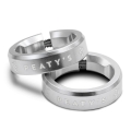 Obejmy Peatys Monarch srebrne