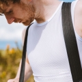 Podkoszulek bez rękawów GripGrab Ultralight Mesh biały